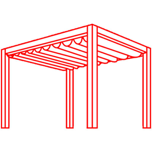 Fabric Pergolas