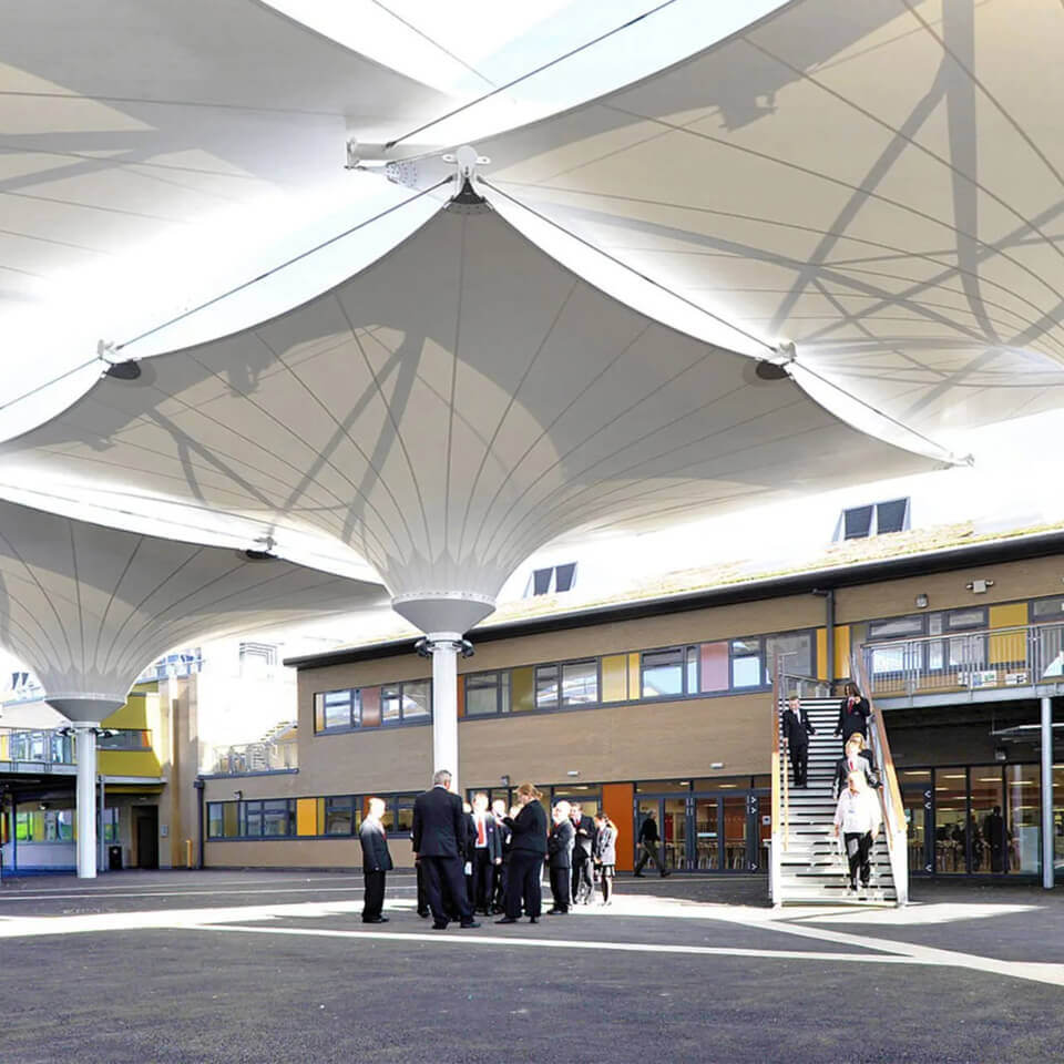 Inverted Cone Tensile Structures