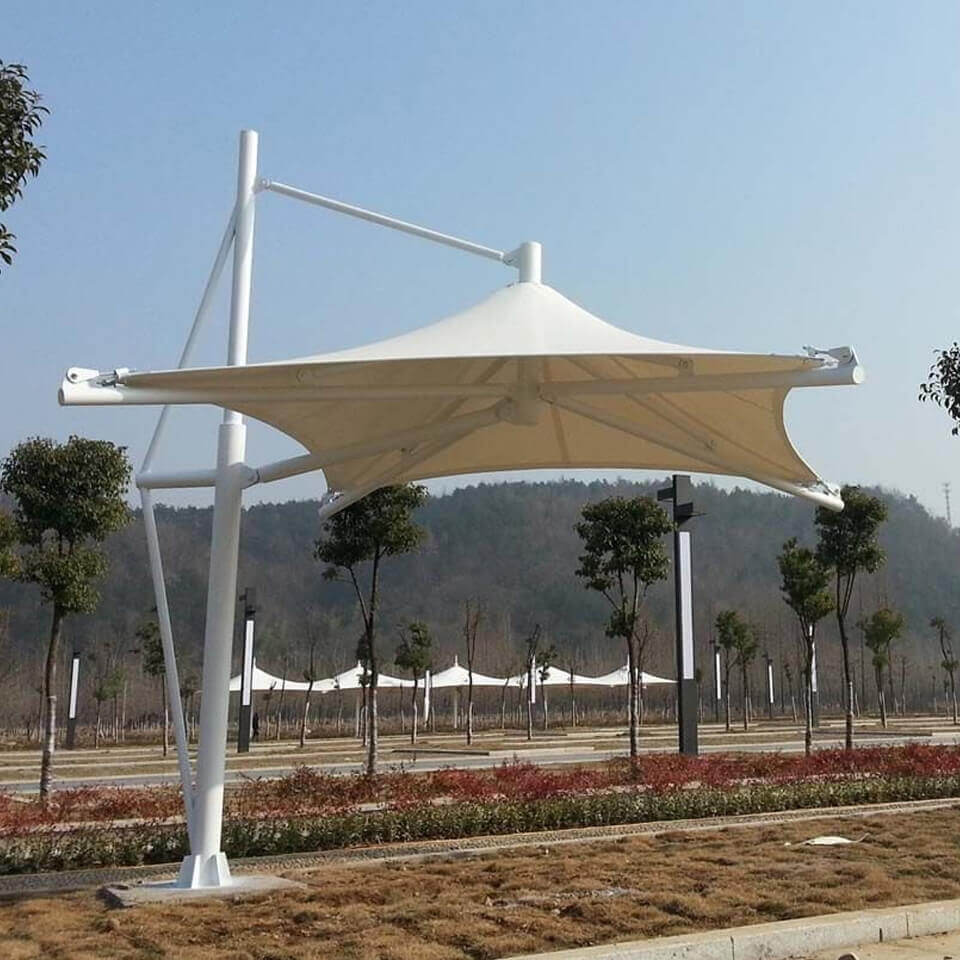 Unipole Tensile Structure